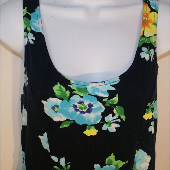 Aeropostale Floral Lace Back Dress Size M - Picture 4 of 6